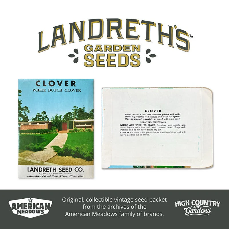 Landreth's Dutch White Clover Seed Packet - Image 2